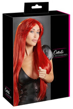 Cottelli Long Straight Red Wig · dlouhá rovná červená paruka