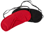 Cottelli Blindfold Set · sada 2 masek na oči, červená a černá