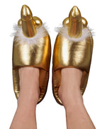 Penis Slippers Gold · zlaté pantofle