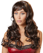 Cottelli Long Dark Brown Wig · dlouhá tmavě hnědá paruka