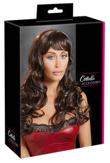 Cottelli Long Dark Brown Wig · dlouhá tmavě hnědá paruka