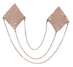 Cottelli Accessoires Nipple Jewellery · nálepky na bradavky s řetízky, zlaté