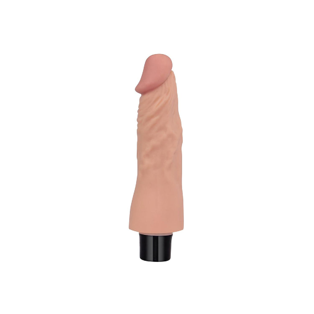 Lovetoy Real Softee · realistické vibrační dildo z cyberkůže, 18 cm