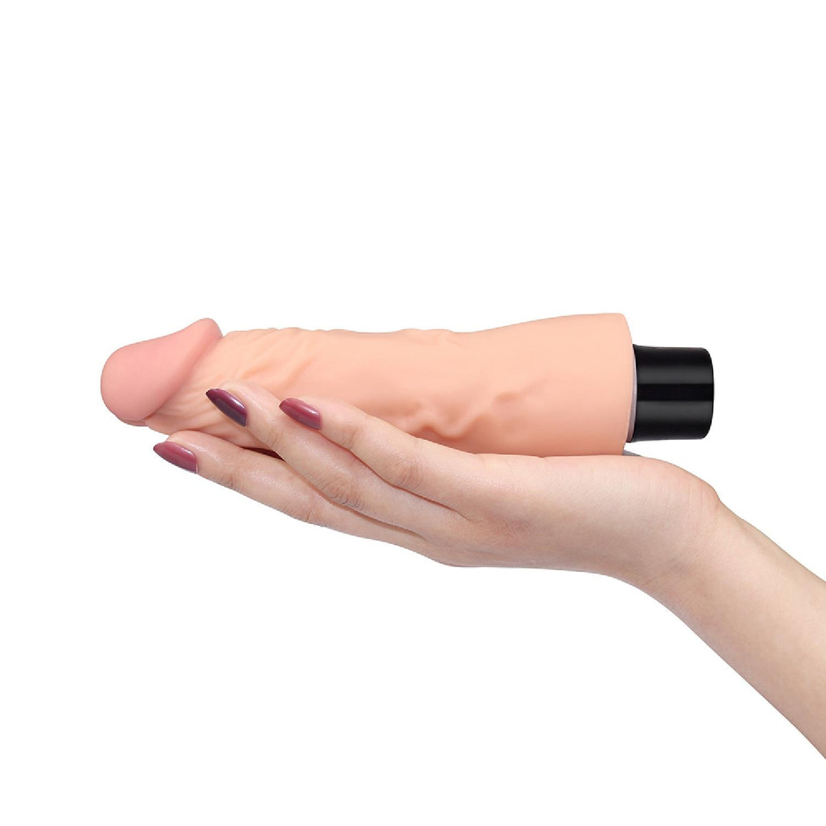 Lovetoy Real Softee · realistické vibrační dildo z cyberkůže, 18 cm