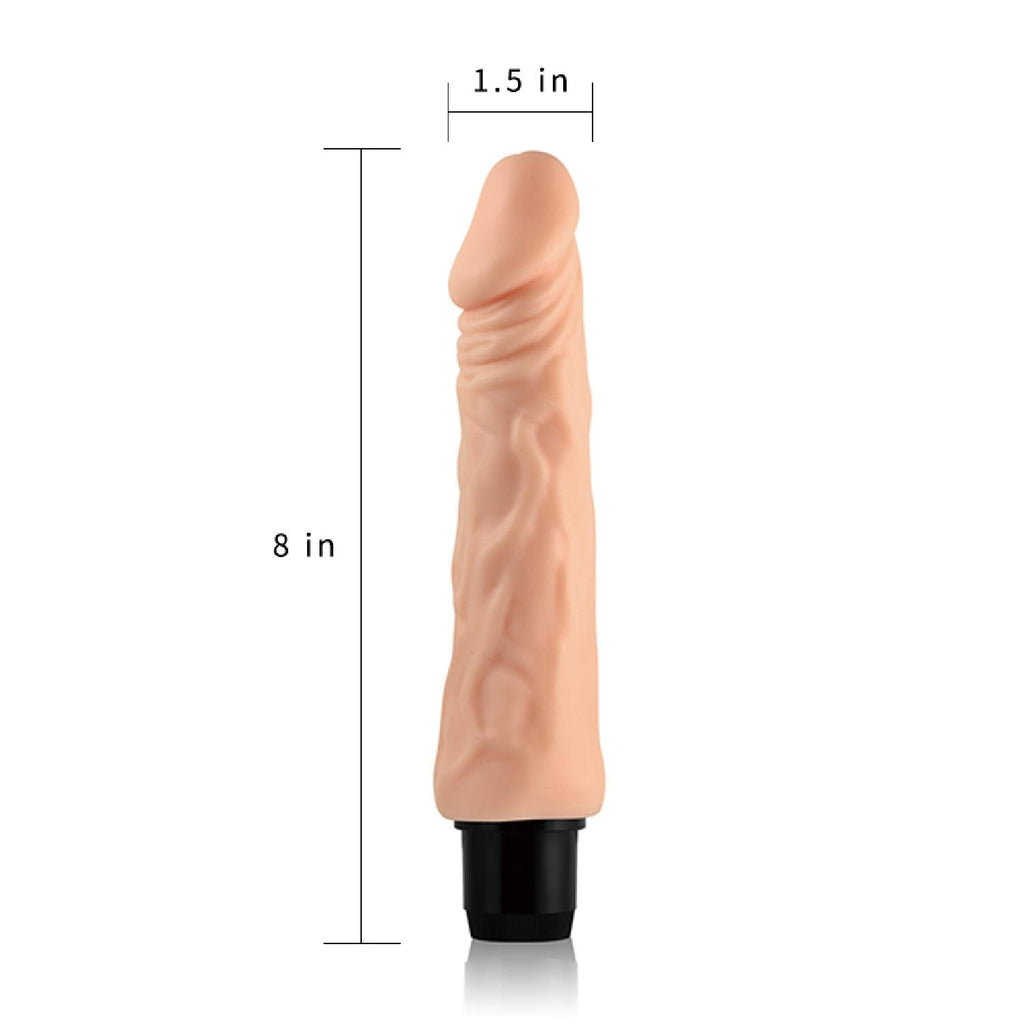 Lovetoy Xtreme Feel Cyberskin Vibrator · realistický vibrátor, 20 cm