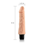 Lovetoy Xtreme Feel Cyberskin Vibrator · realistický vibrátor, 20 cm