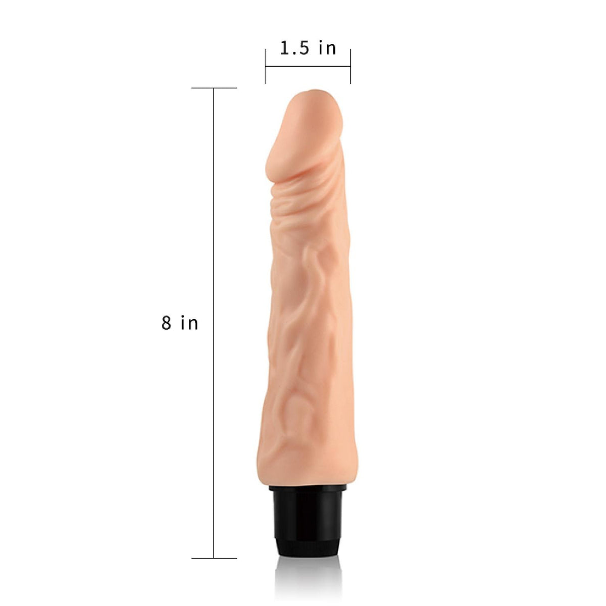 Lovetoy Xtreme Feel Cyberskin Vibrator · realistický vibrátor, 20 cm