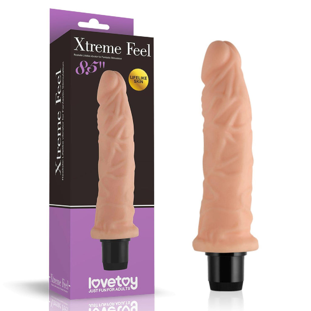 Lovetoy 7.5'' Xtreme Feel Cyberskin Vibrator · realistický vibrátor, průměr 4,2 cm