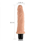 Lovetoy 7.5'' Xtreme Feel Cyberskin Vibrator · realistický vibrátor, průměr 4,2 cm