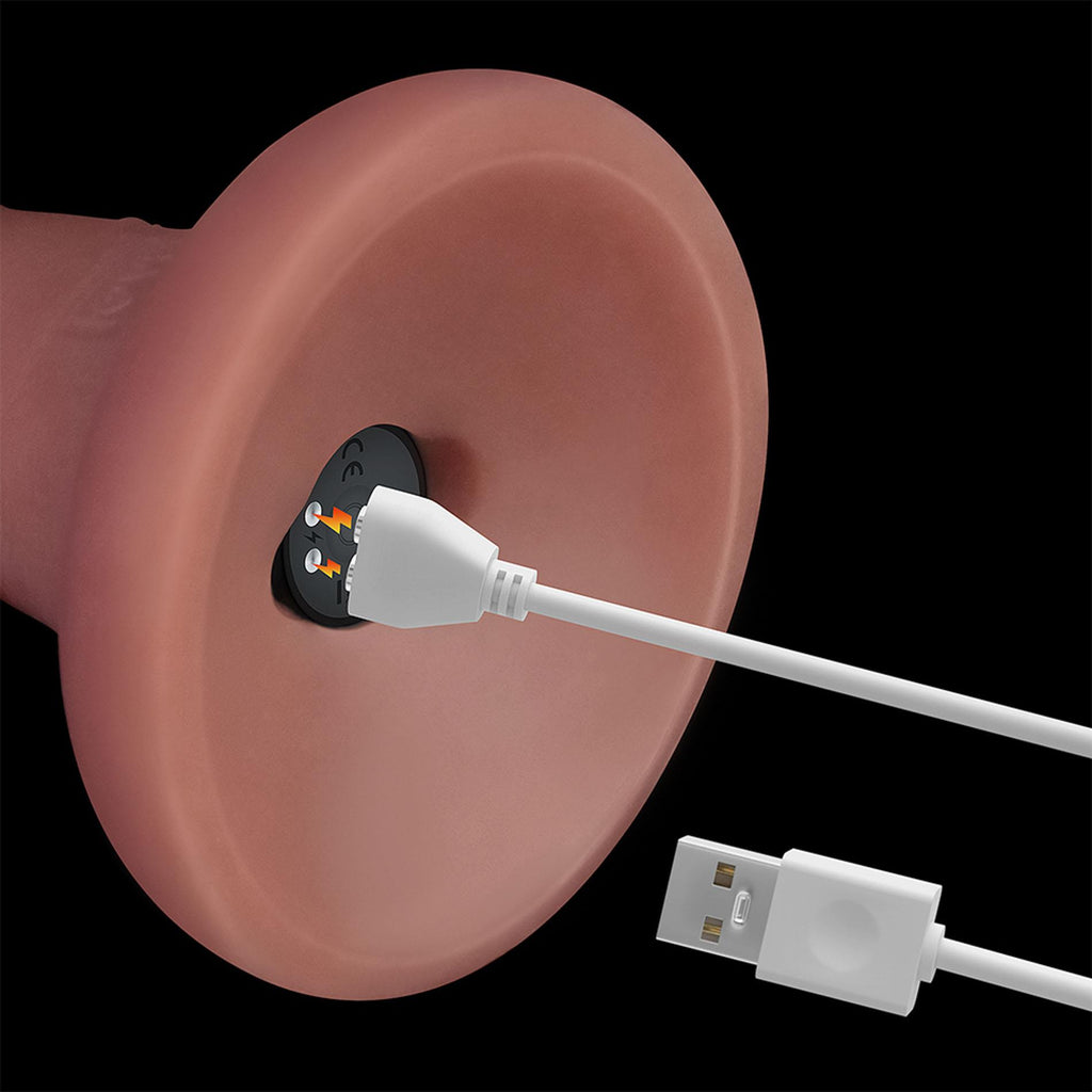 6'' Vibrating Dual Density Power Cock