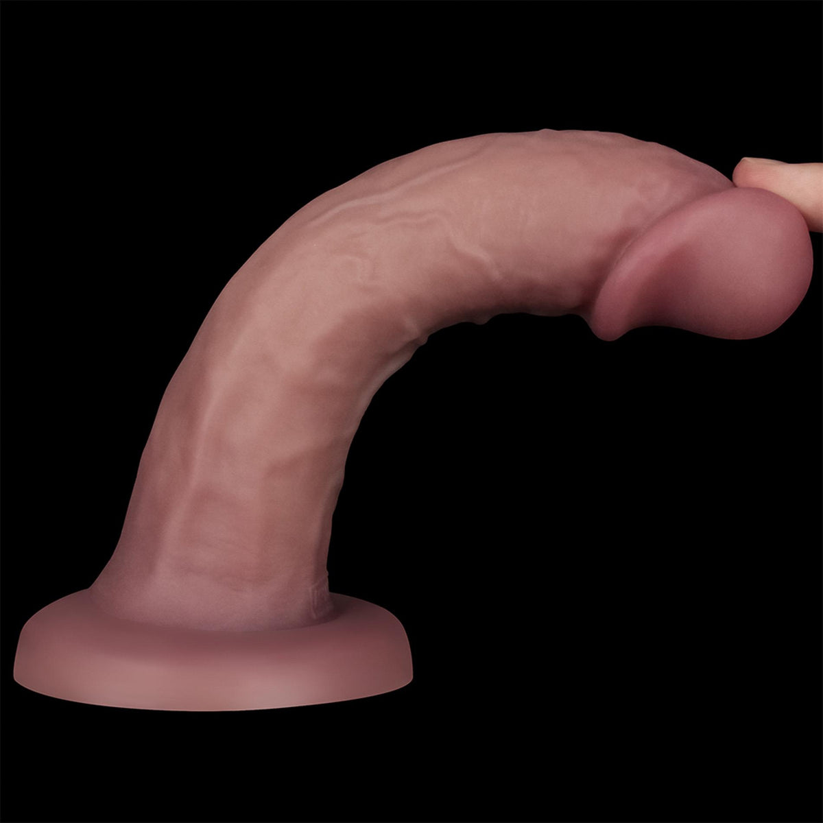 Lovetoy Dual Density Power Cock · vibrační dildo 20,3 cm