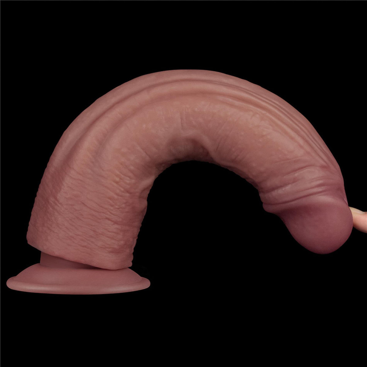 Lovetoy Dual Density Power Cock · vibrační dildo 26,7 cm