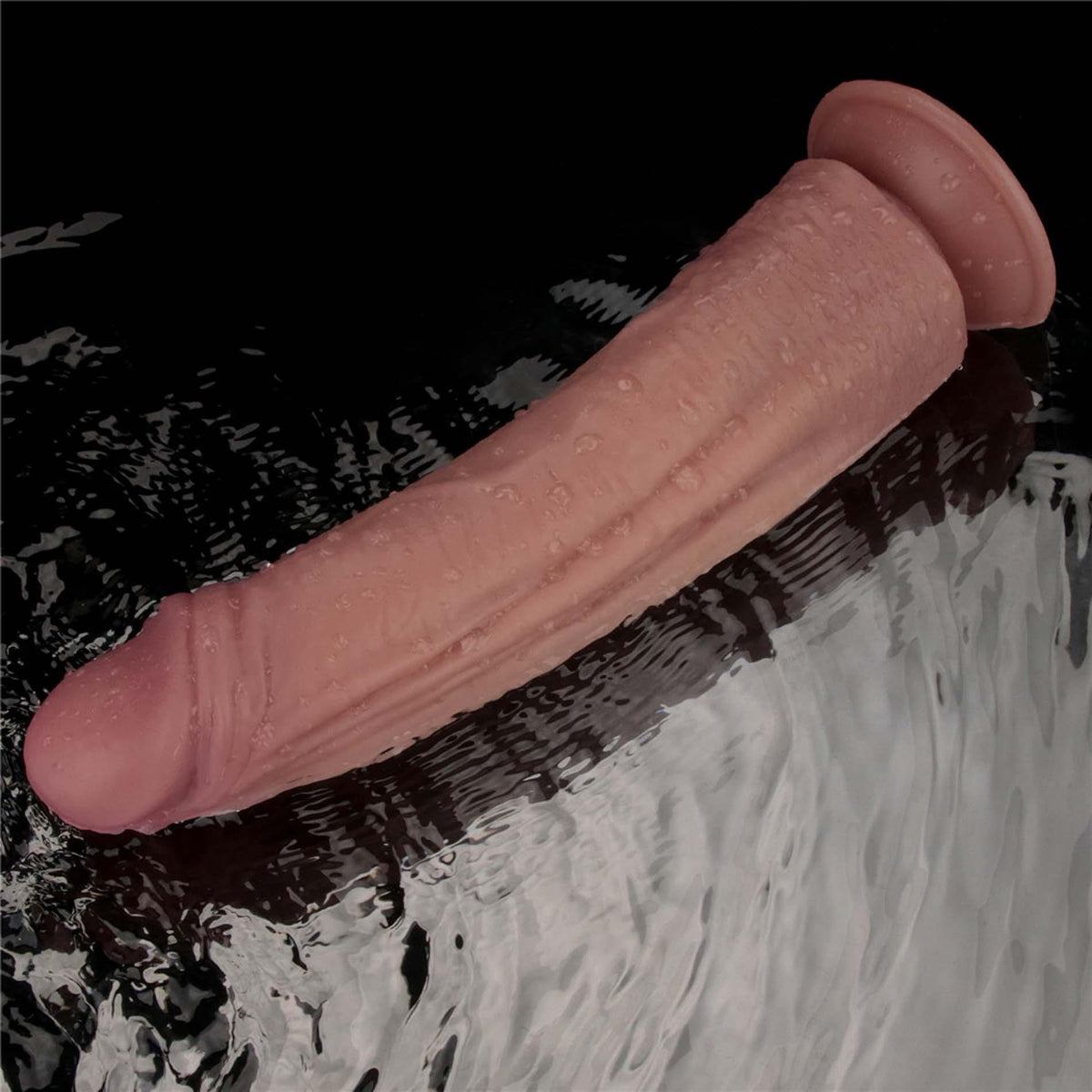 Lovetoy Dual Density Power Cock · vibrační dildo 26,7 cm
