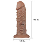 Lovetoy 10,5" Realistic Chubby Dildo · realistické dildo king size