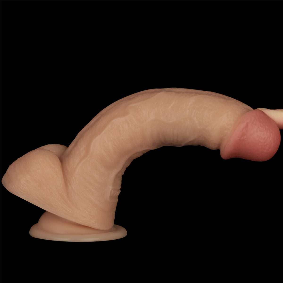 Lovetoy Power Basics Cock 8'' · vibrační realistické dildo 20,3 cm