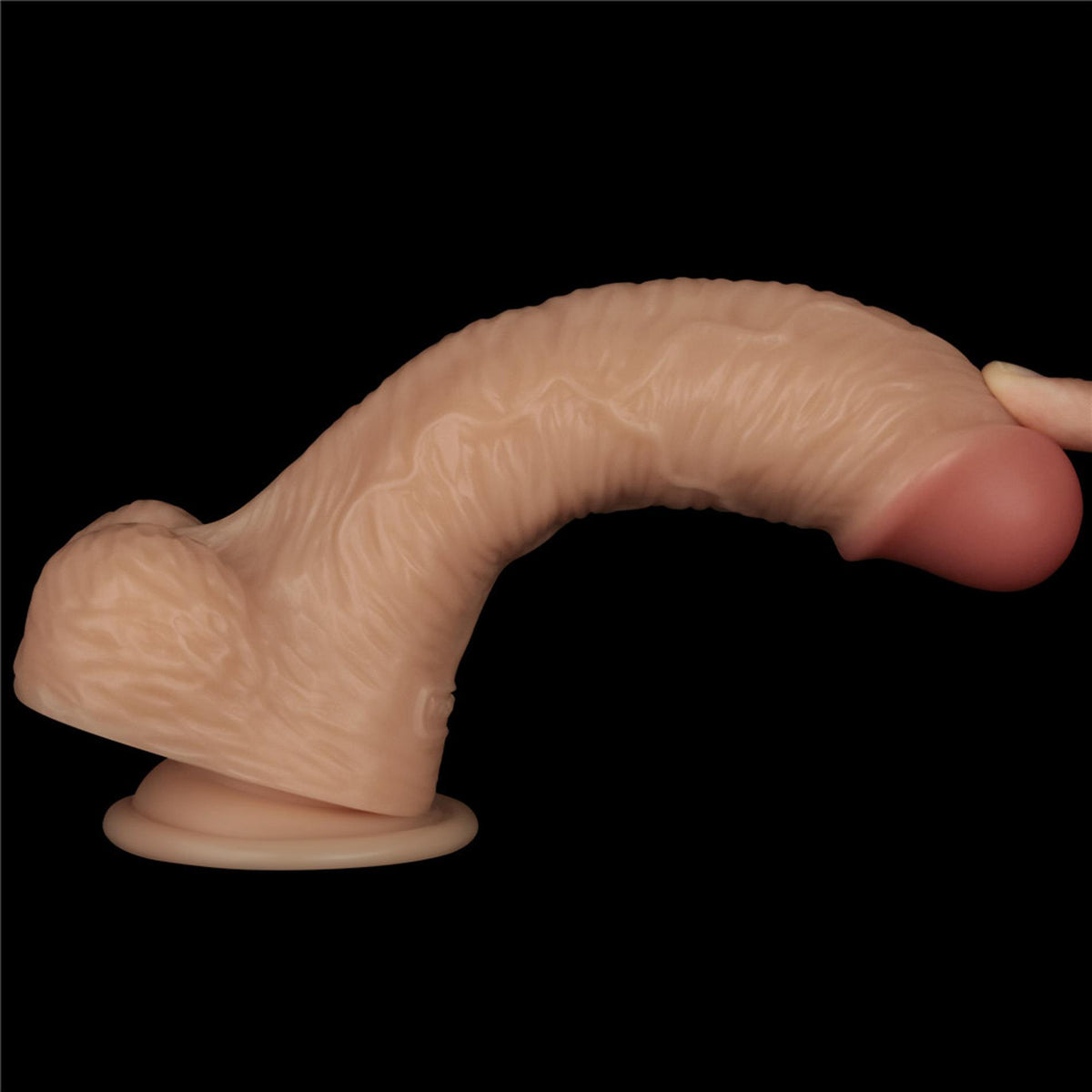 Lovetoy Power Basics Cock 8,5'' · vibrační realistické dildo 21,6 cm
