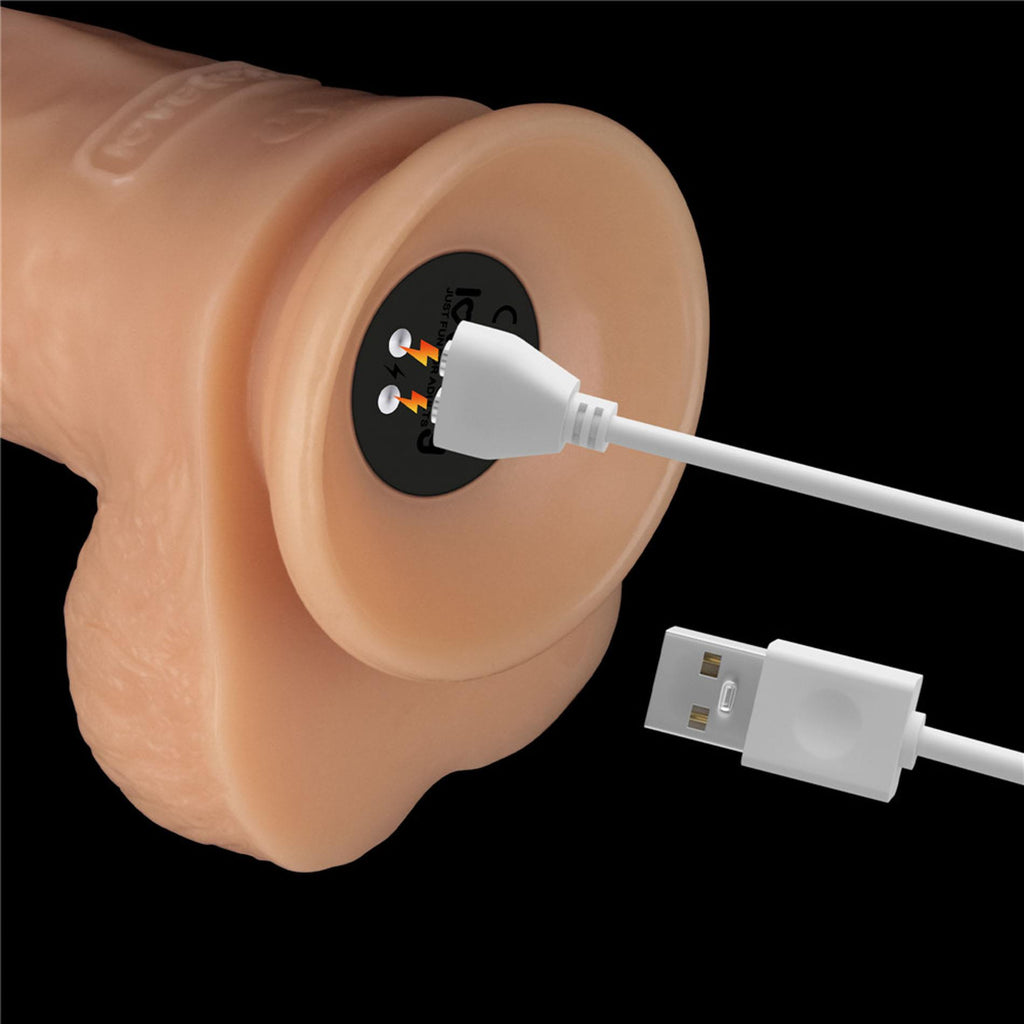 9'' Vibrating Power Basics Cock