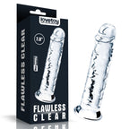 Lovetoy Flawless Clear Dildo 7" · průhledné dildo s přísavkou