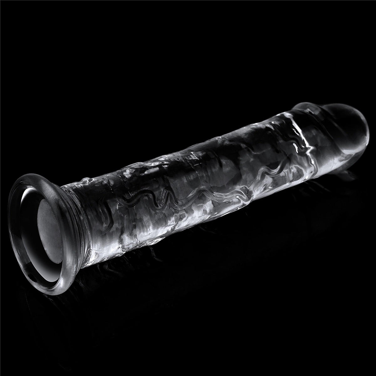 Lovetoy Flawless Clear Dildo 7" · průhledné dildo s přísavkou