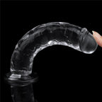 Lovetoy Flawless Clear Dildo 7" · průhledné dildo s přísavkou