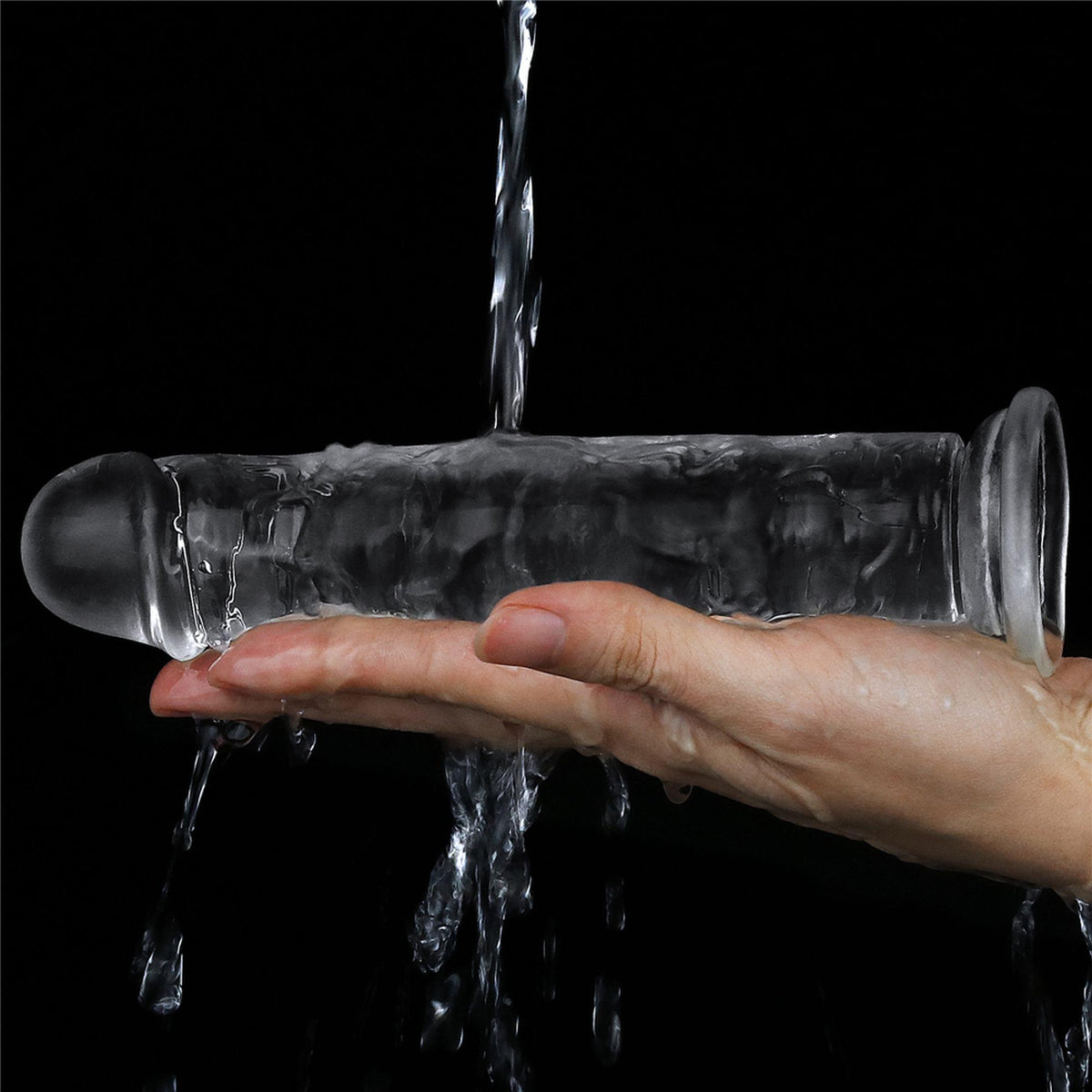 Lovetoy Flawless Clear Dildo 7" · průhledné dildo s přísavkou