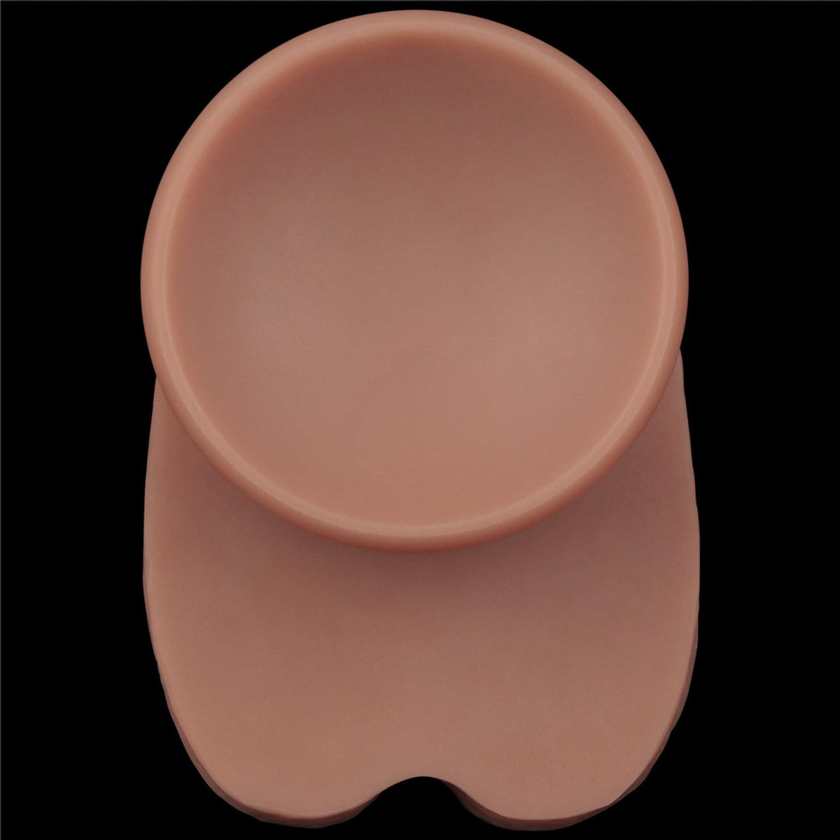 16'' Dual Layered Bendable Silicone Cock XXL(Flesh)