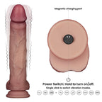 Lovetoy Vibrating Sliding Skin Pro II 10'' · vibrační silikonové dildo 25,4 cm