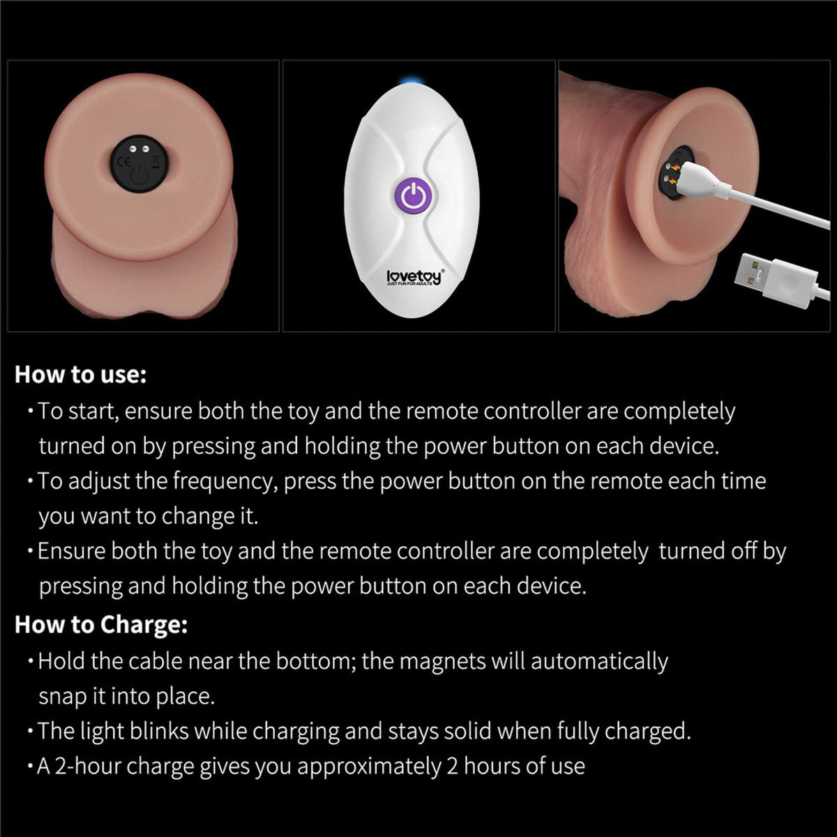 Lovetoy Vibrating Sliding Skin Pro II 10'' · vibrační silikonové dildo 25,4 cm