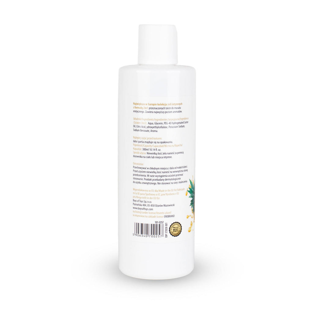 MyLove Aroma Series Intim&Massage 2in1 Pineapple 300 ml · ochucený lubrikační a masážní gel