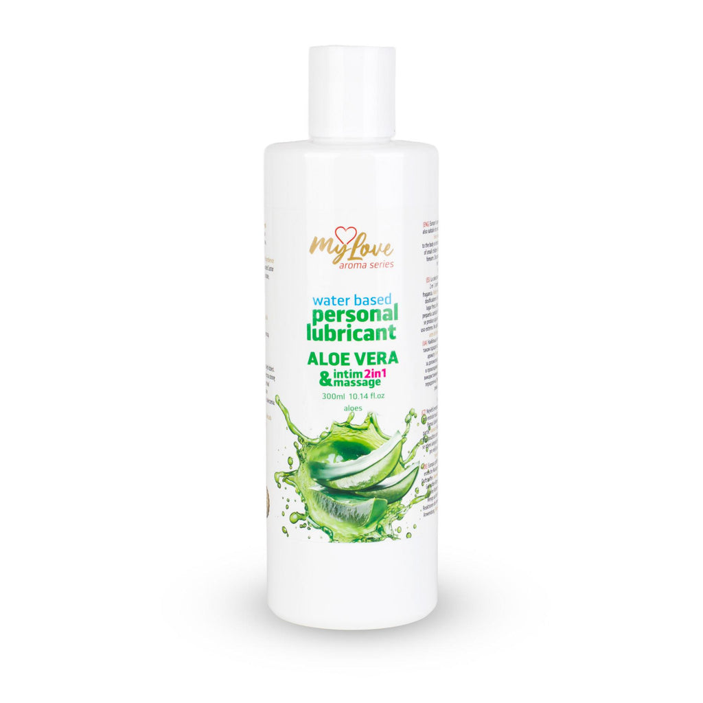 MyLove Aroma Series Intim&Massage 2in1 Aloe Vera 300 ml · ochucený lubrikační a masážní gel