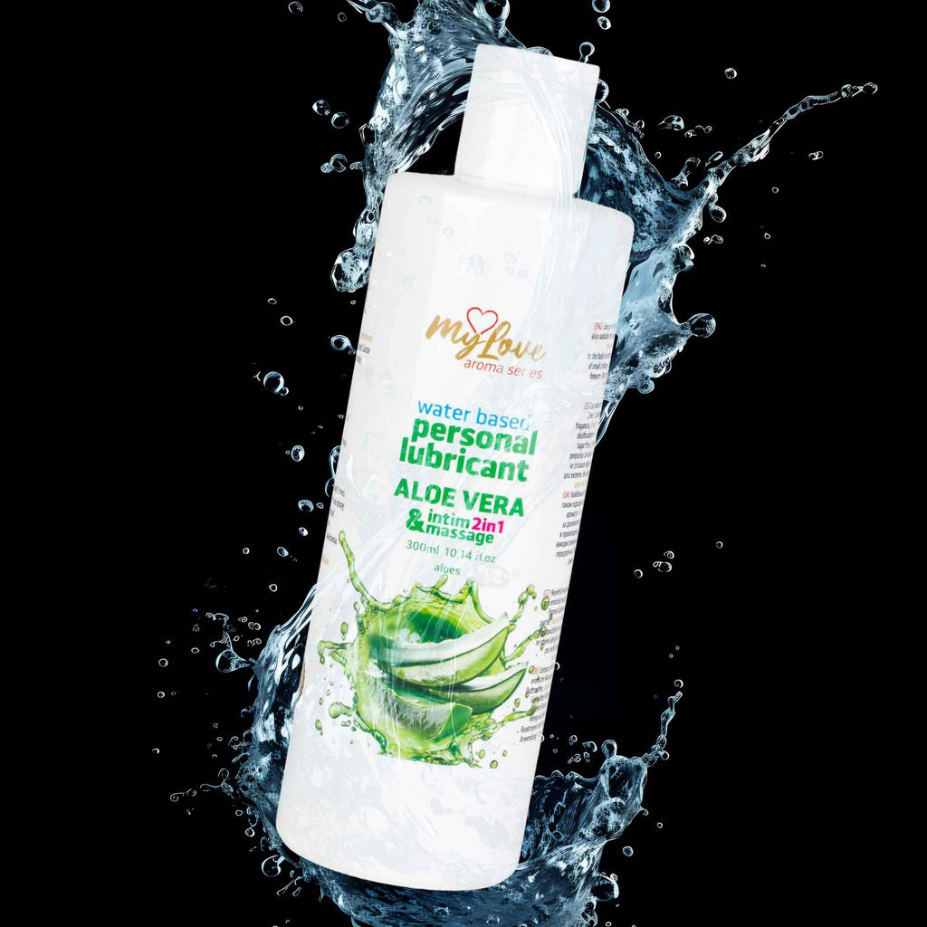 MyLove Aroma Series Intim&Massage 2in1 Aloe Vera 300 ml · ochucený lubrikační a masážní gel
