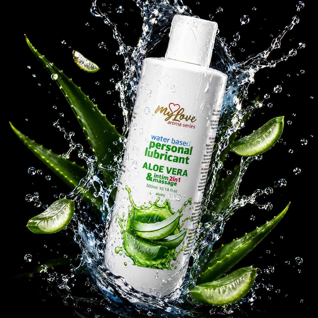 MyLove Aroma Series Intim&Massage 2in1 Aloe Vera 300 ml · ochucený lubrikační a masážní gel
