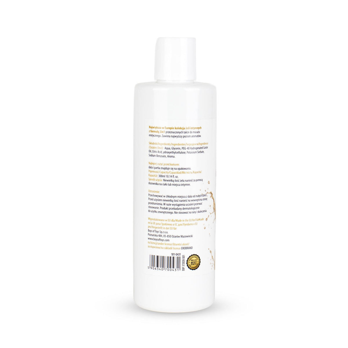 MyLove Aroma Series Intim&Massage 2in1 Sparkling Wine 300 ml · ochucený lubrikační a masážní gel