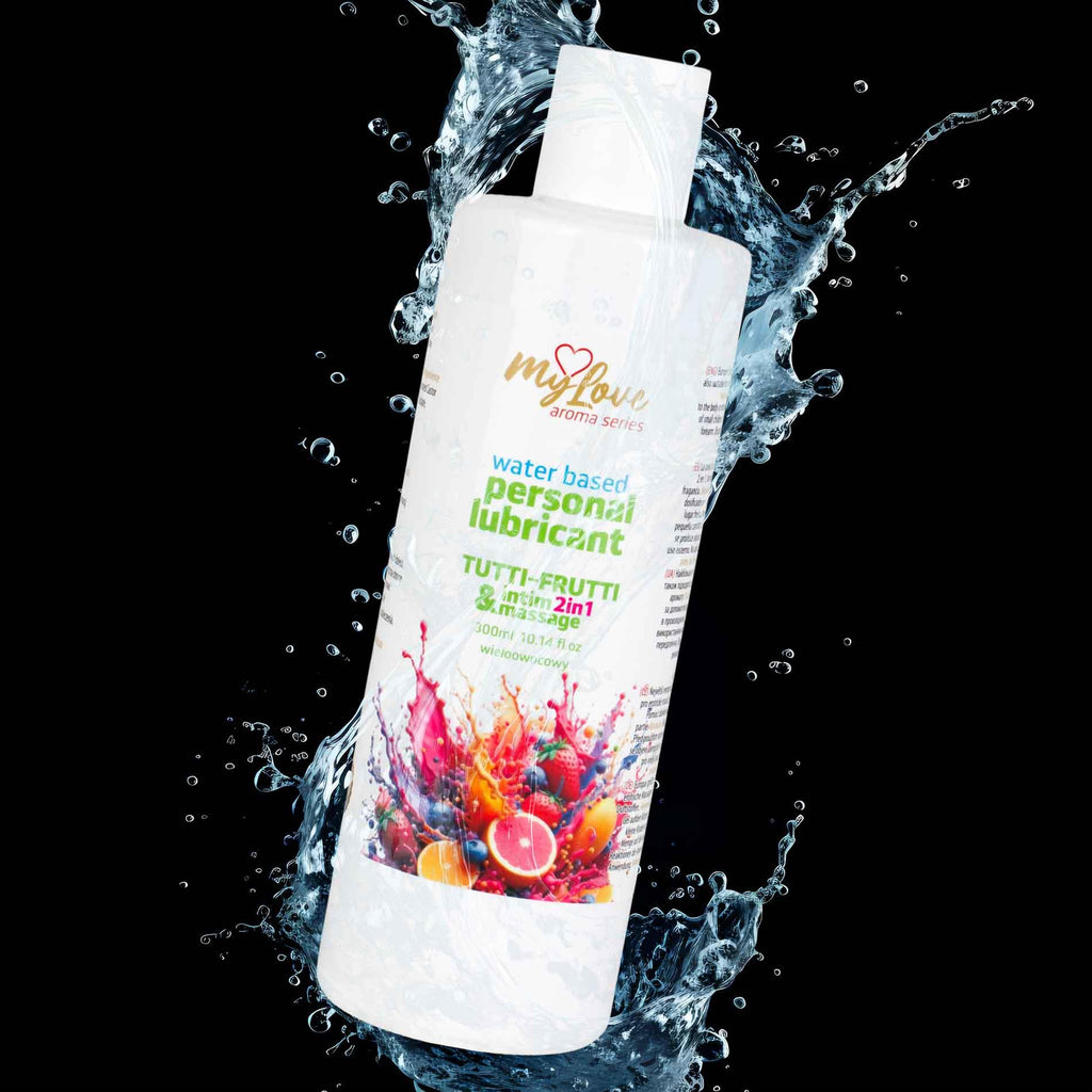 MyLove Aroma Series Intim&Massage 2in1 Tutti-Frutti 300 ml · ochucený lubrikační a masážní gel