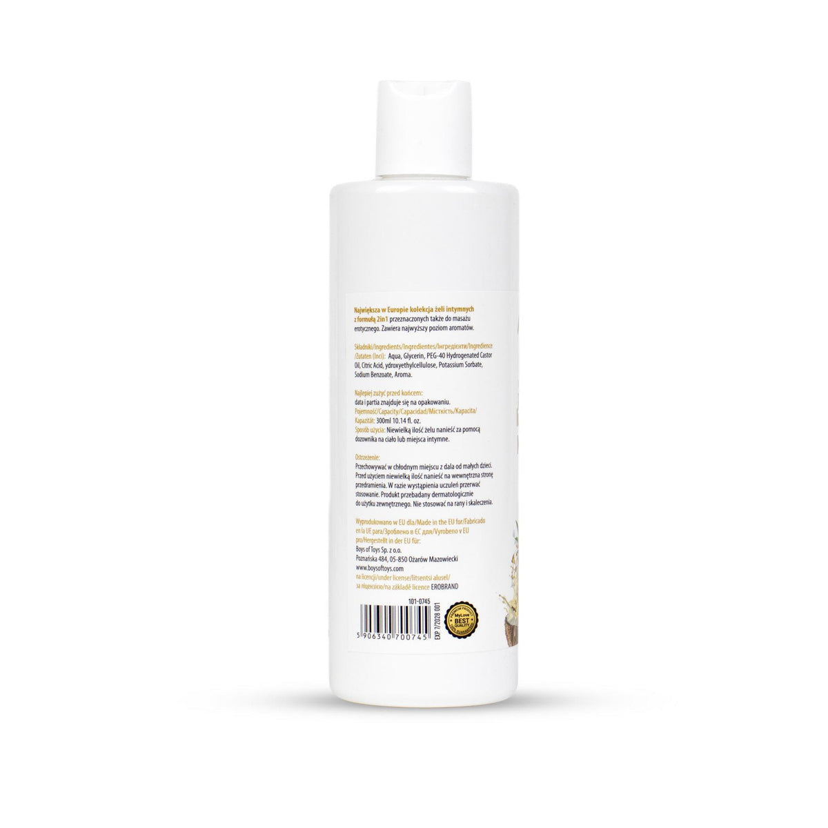 MyLove Aroma Series Intim & Massage 2v1 Malibu · lubrikační a masážní gel, 300 ml