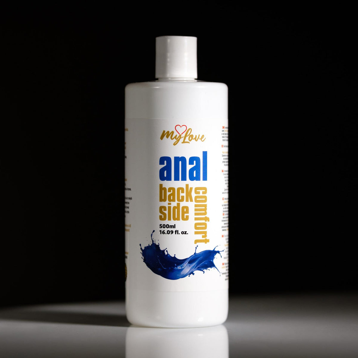 MyLove Anal Back Side Comfort · anální lubrikační gel s mátou, 500 ml