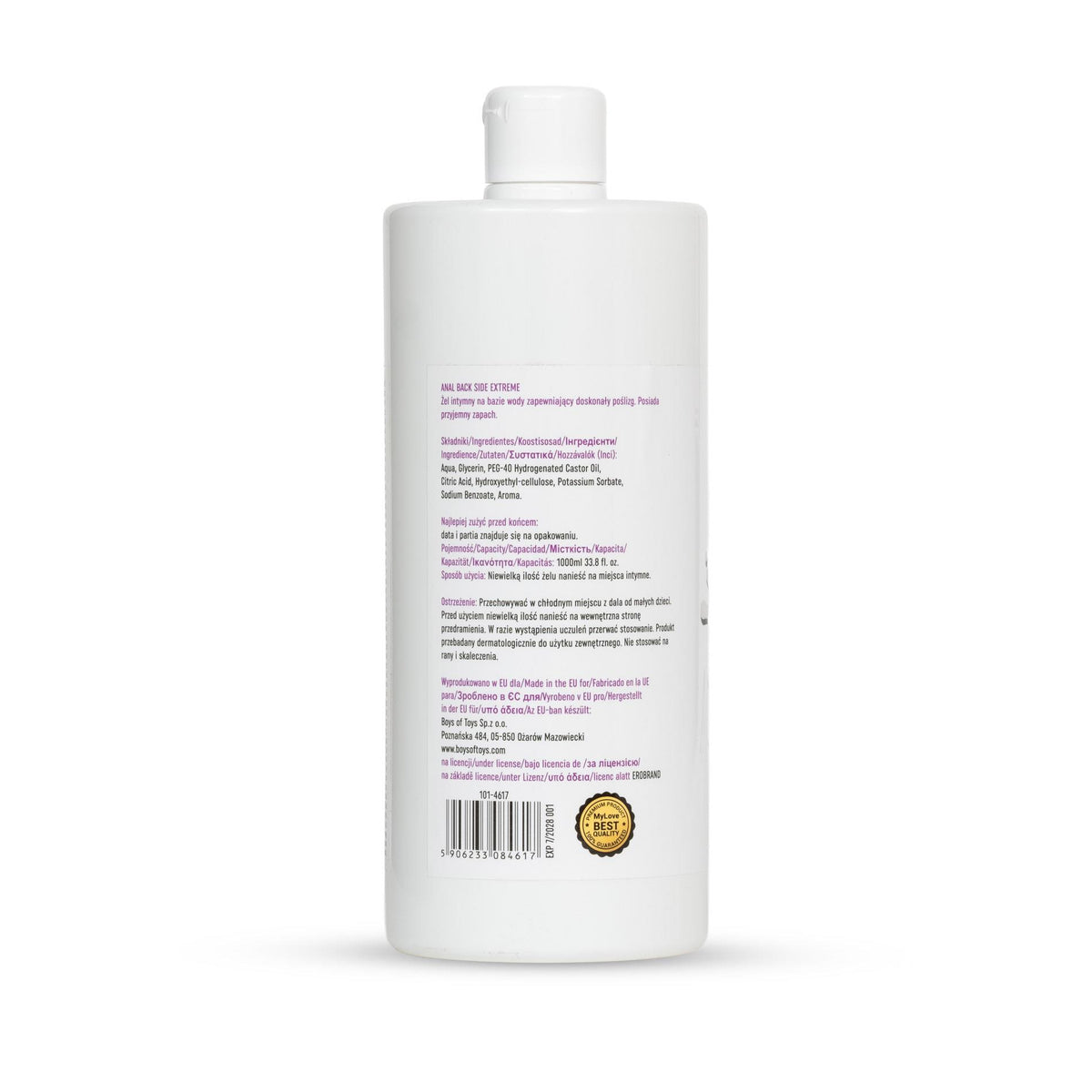 MyLove Anal-back side extreme 1000 ml.