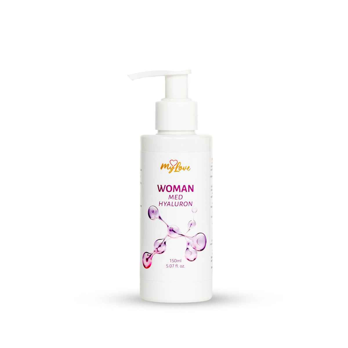 MyLove Woman Med Hyaluron 150 ml · lubrikační gel s kyselinou hyaluronovou