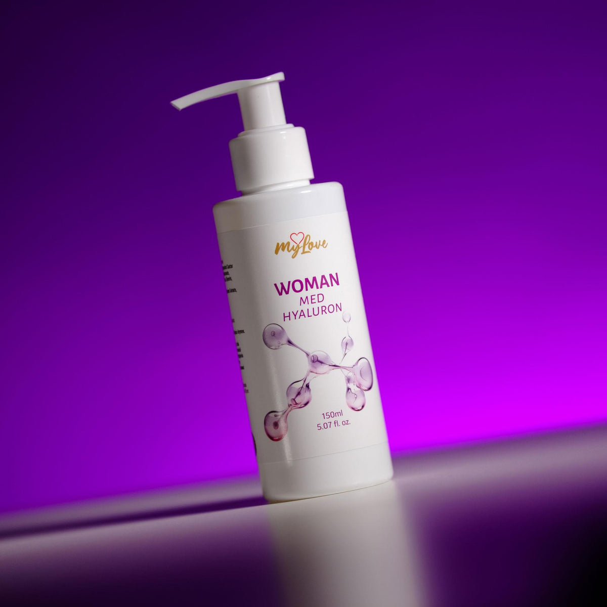 MyLove Woman Med Hyaluron 150 ml · lubrikační gel s kyselinou hyaluronovou