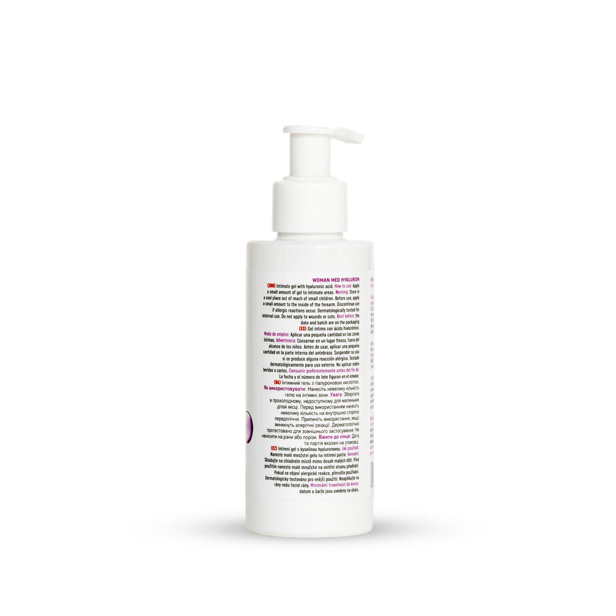 MyLove Woman Med Hyaluron 150 ml · lubrikační gel s kyselinou hyaluronovou