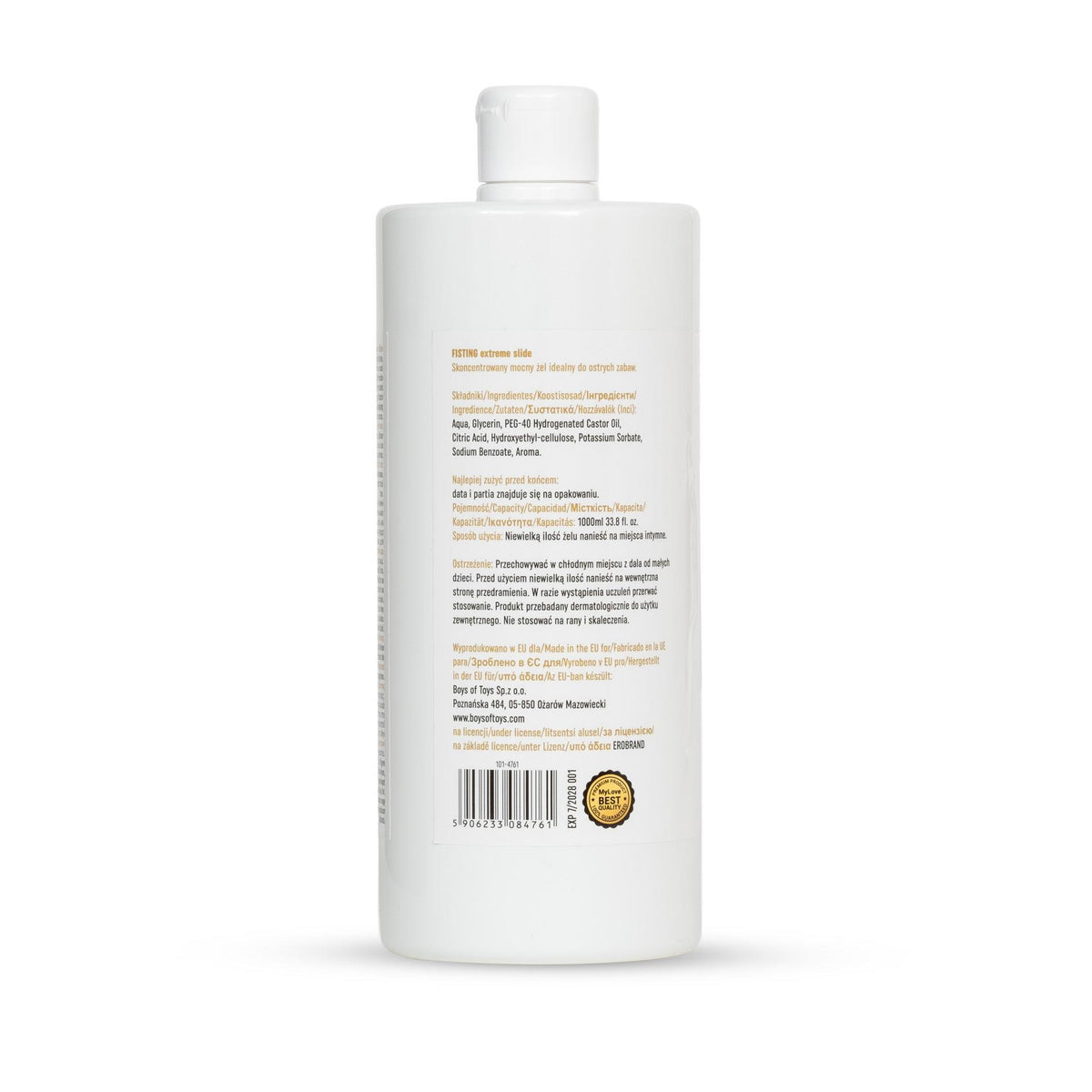 MyLove Fisting-extreme slide 1000 ml.