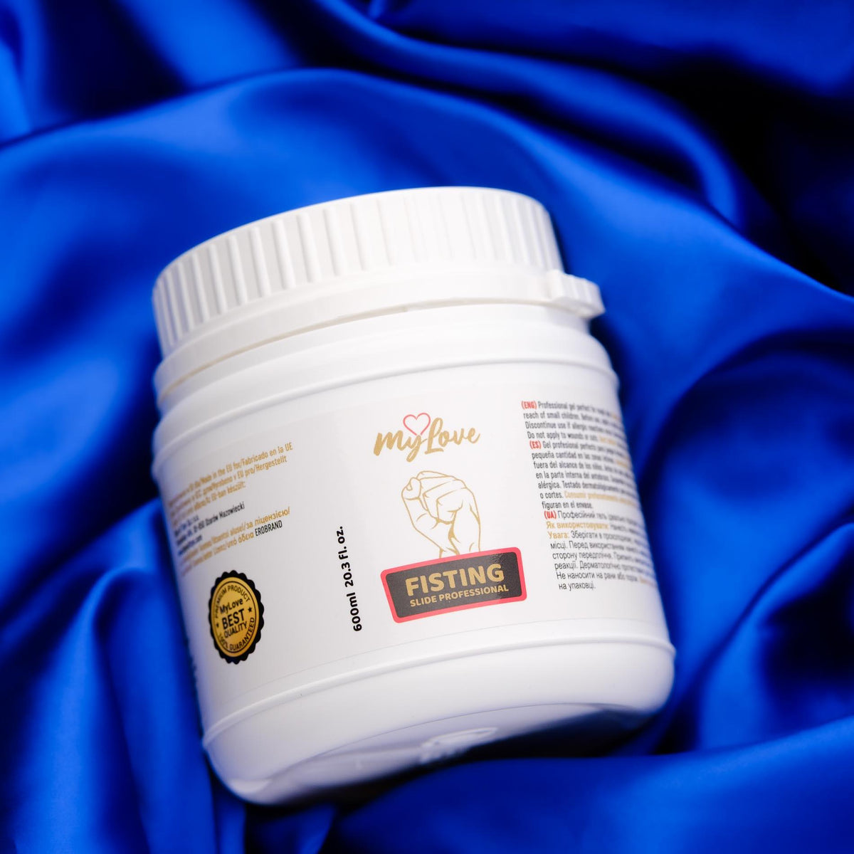 MyLove Fisting Slide Professional 600 ml · fisting gel