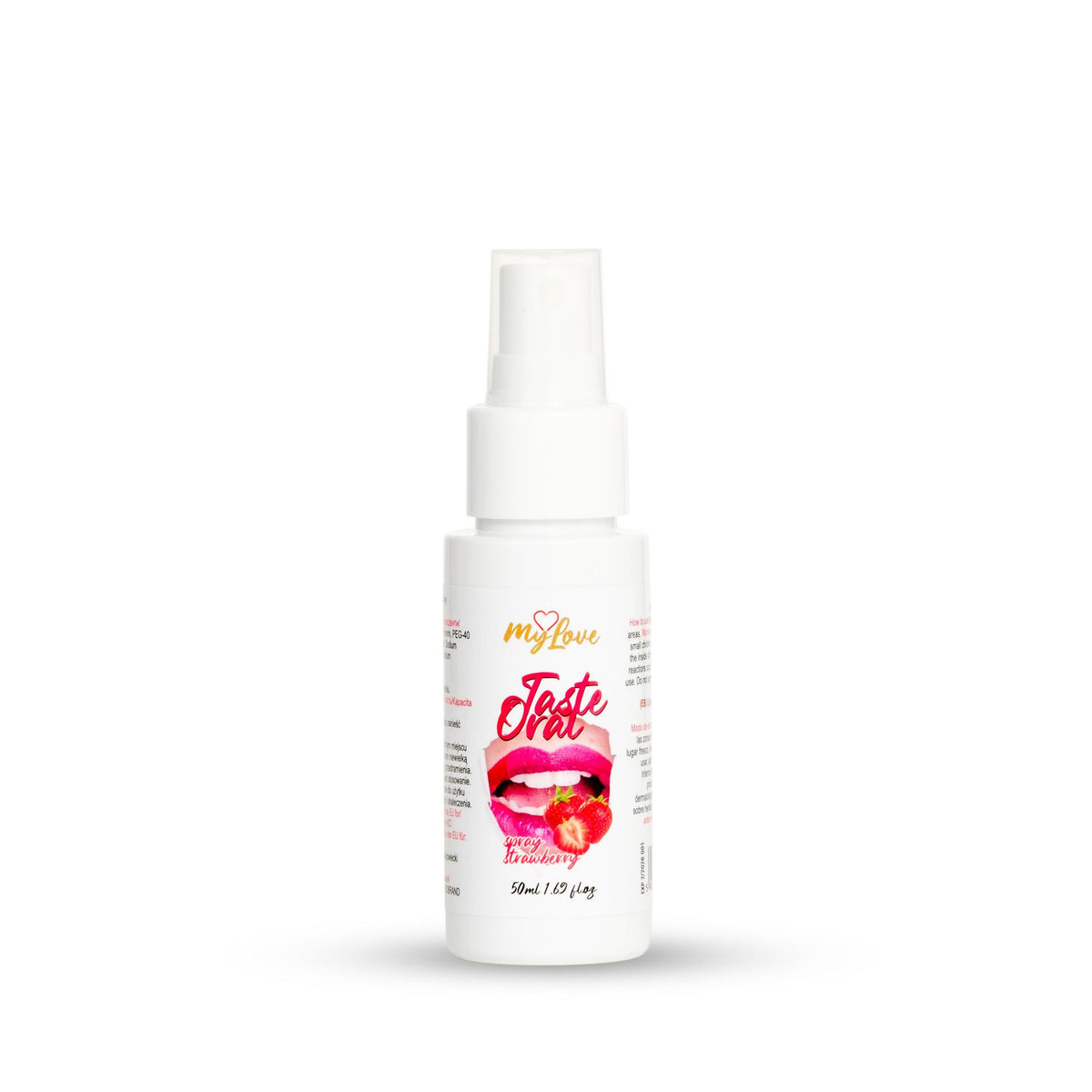 MyLove Taste Oral Spray Strawberry 50 ml · orální sprej s příchutí jahody