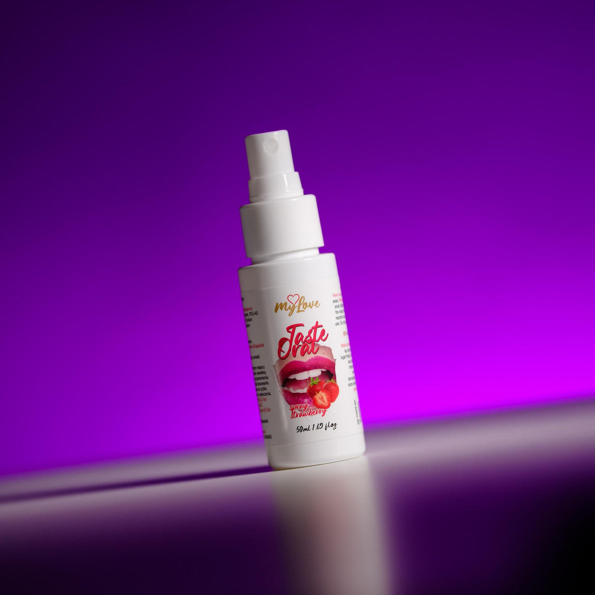 MyLove Taste Oral Spray Strawberry 50 ml · orální sprej s příchutí jahody