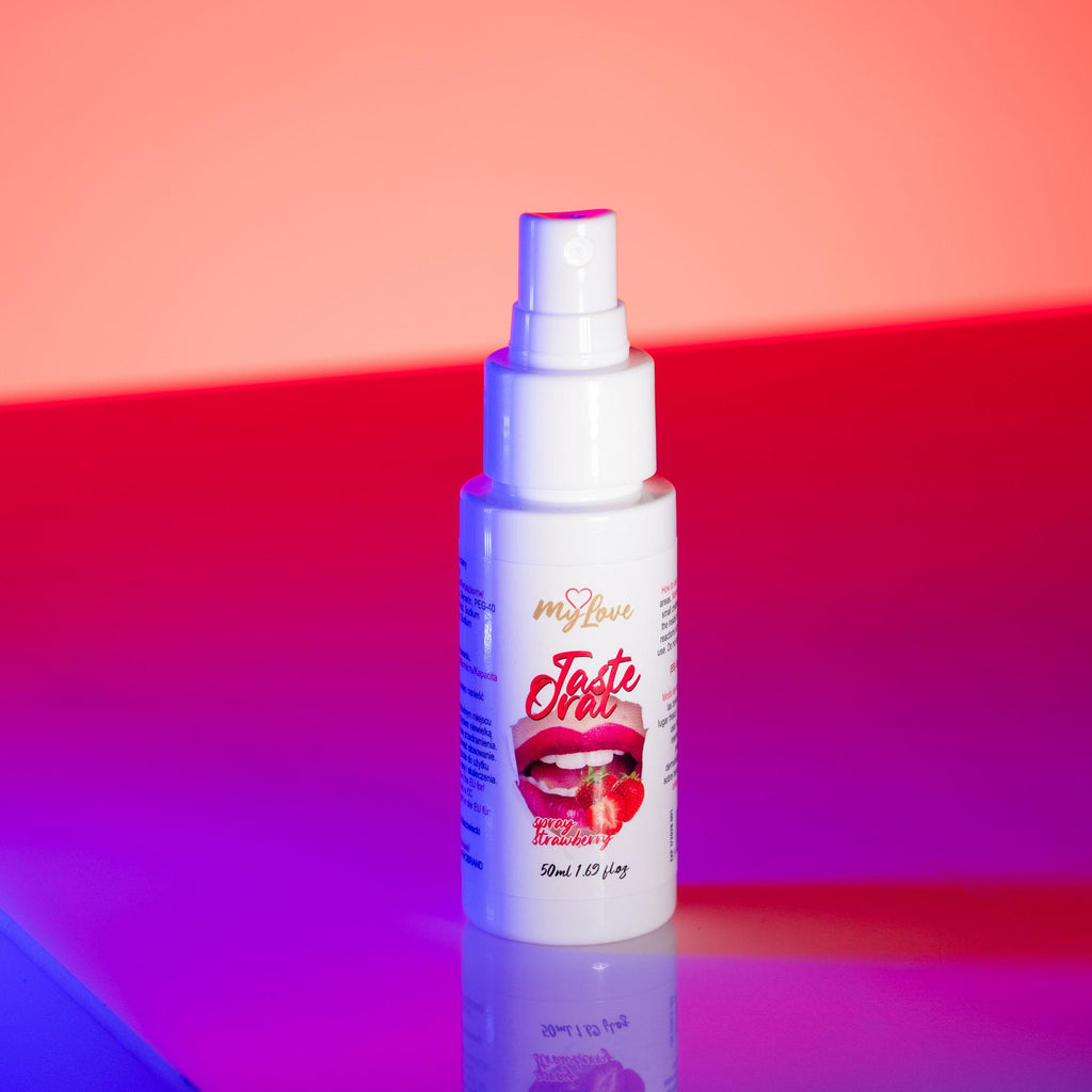MyLove Taste Oral Spray Strawberry 50 ml · orální sprej s příchutí jahody