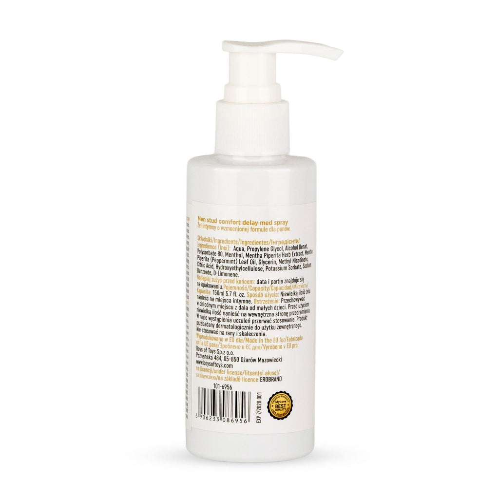MyLove Men Stud Comfort Delay Med Gel · gel pro oddálení ejakulace, 150 ml