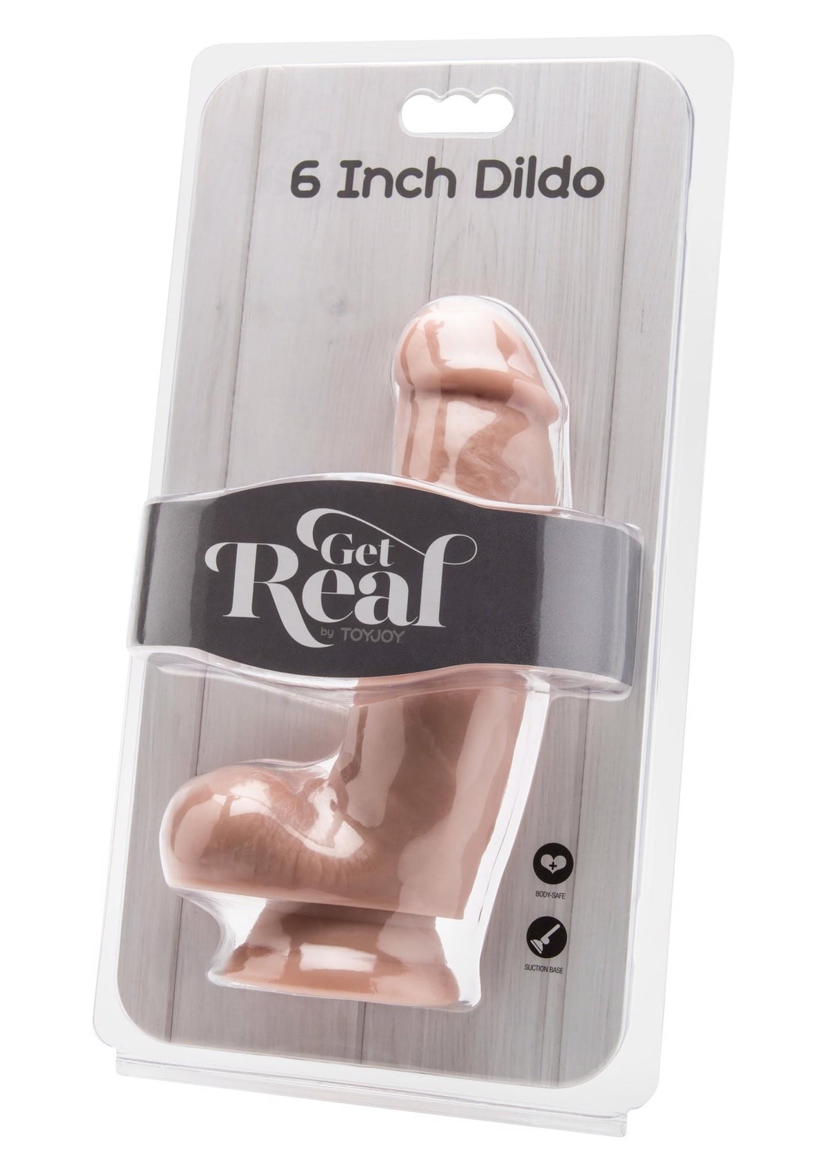 ToyJoy Get Real Dildo 6 inch · realistické dildo s varlaty