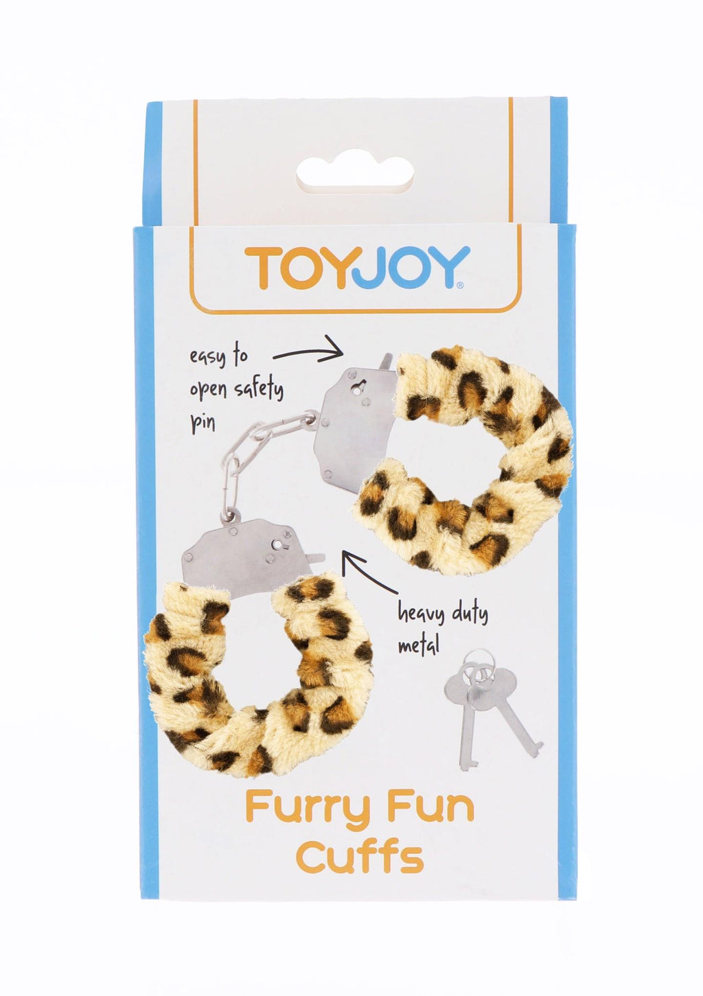 ToyJoy Furry Fun Cuffs Leopard · pouta s kožešinkou