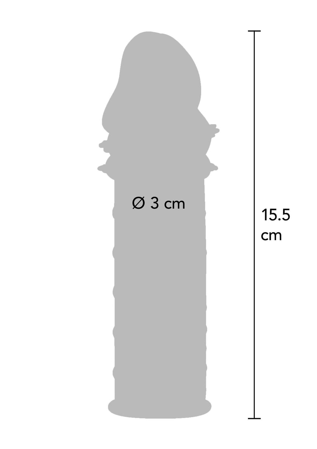 Power Stud Sleeve Grey