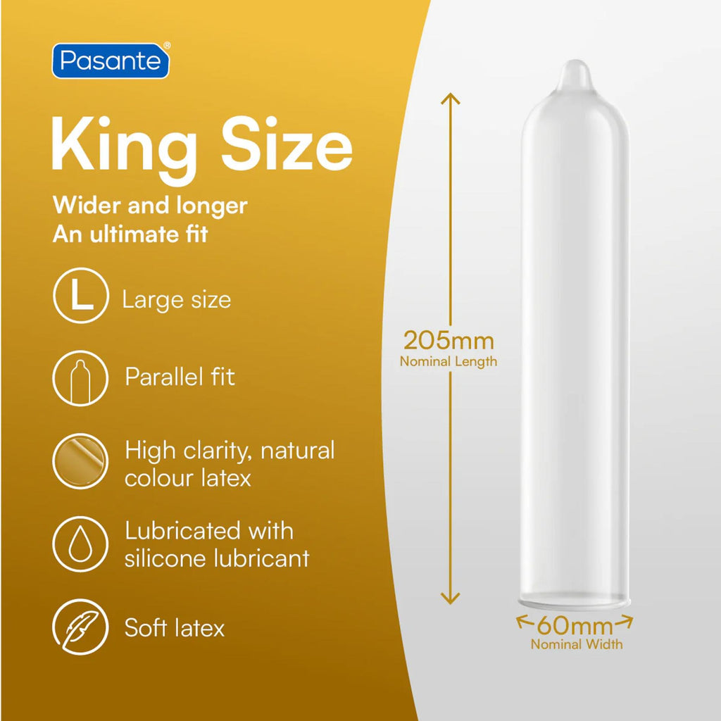 Pasante King Size · kondomy větší velikosti (3 ks)